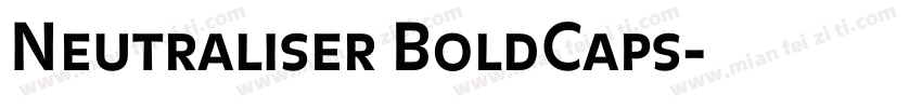 Neutraliser BoldCaps字体转换